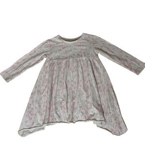 Egg By Susan Lazar Bunny Rabbit Knit Dress Beige Pink Gold 2 Years